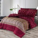 Double Bed 6 pc Winter Razai Set (Heavy Filling) RZ-28