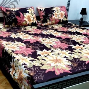 3 Pcs Cotton Sateen Bedsheet