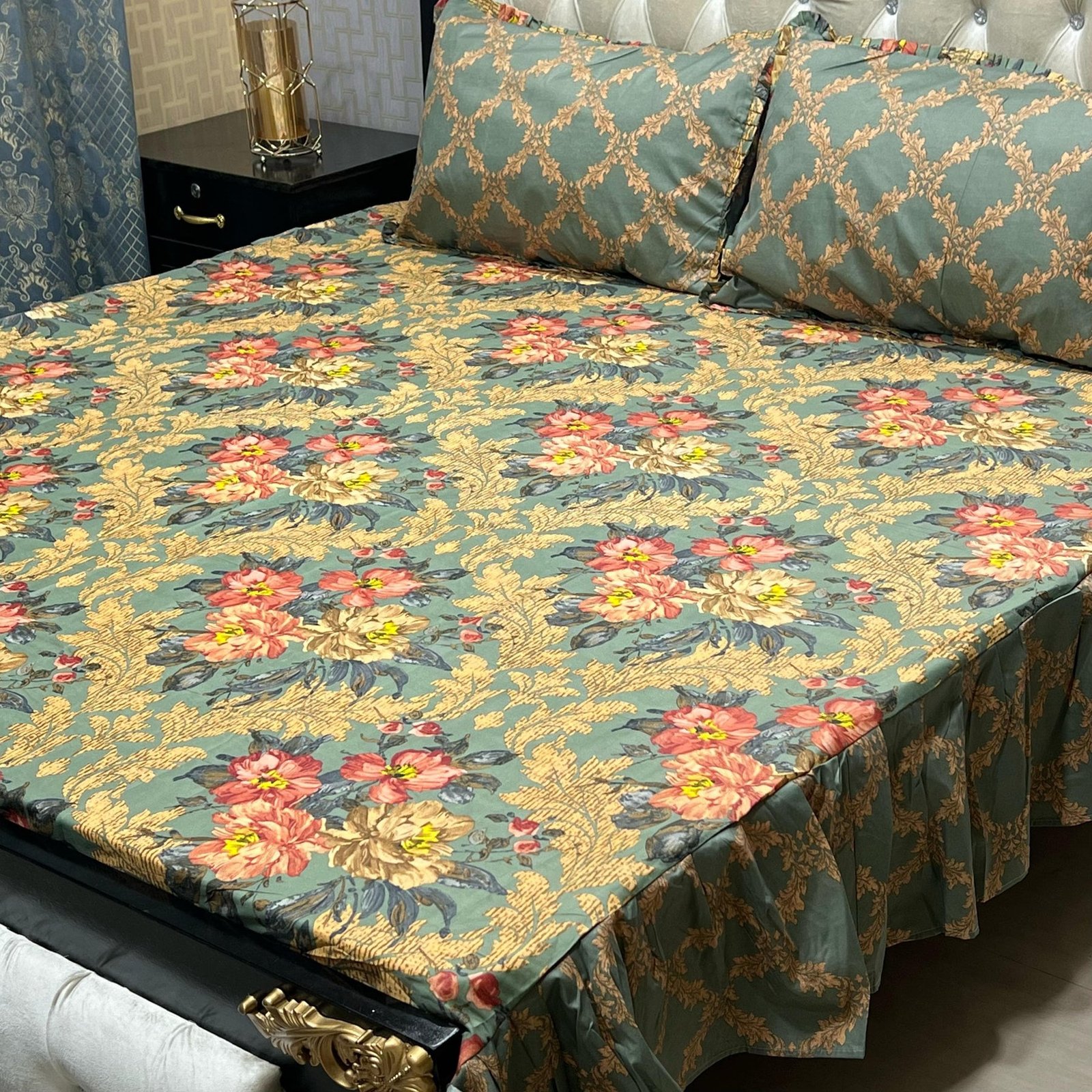 2 Side Frill Bedsheet