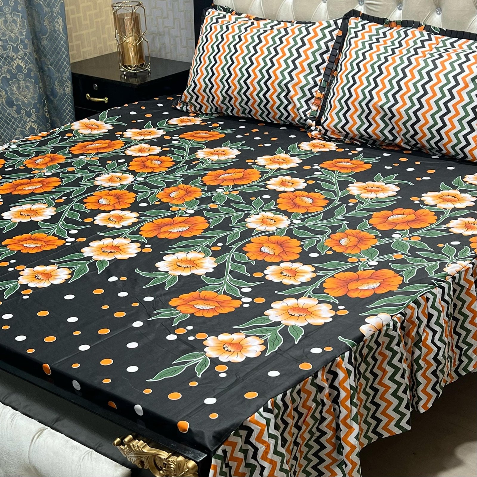 2 Side Frill Bedsheet
