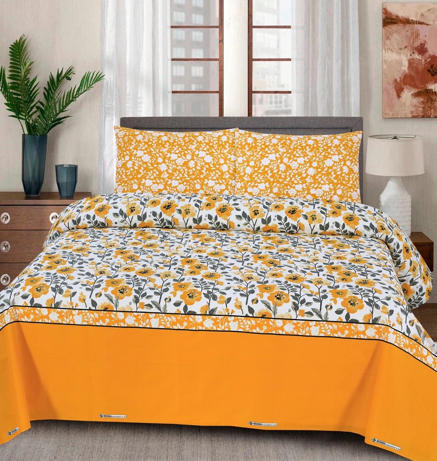 3 Pcs Bedsheet B-33