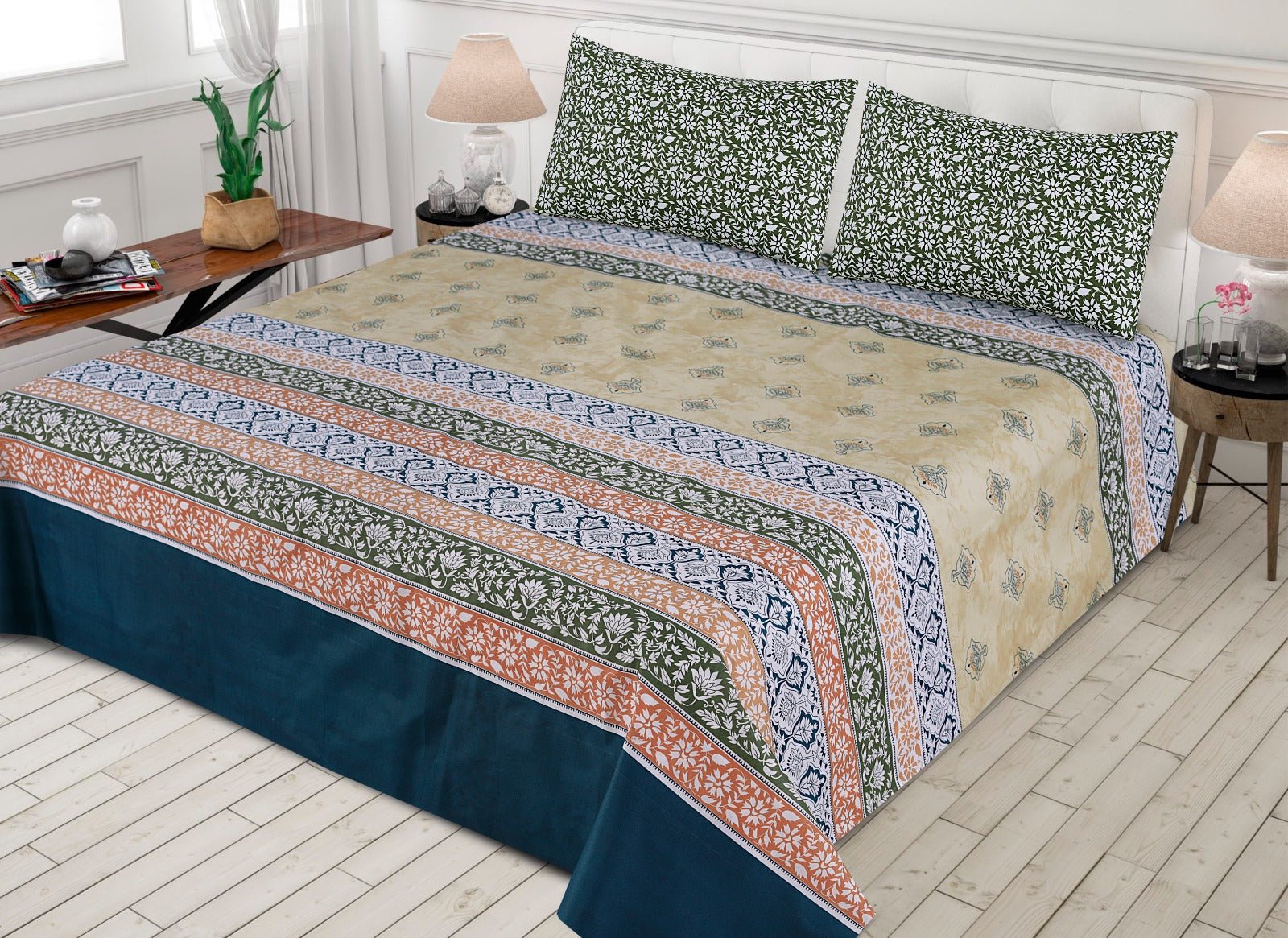 3 Pcs Bedsheet B-62