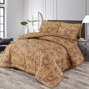 Double Bed 6 pc Winter Razai Set (Heavy Filling) RZ-02