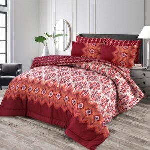Double Bed 6 pc Winter Razai Set (Heavy Filling) RZ-29