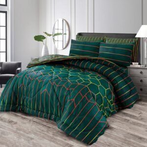 Double Bed 6 pc Winter Razai Set (Heavy Filling) RZ-10
