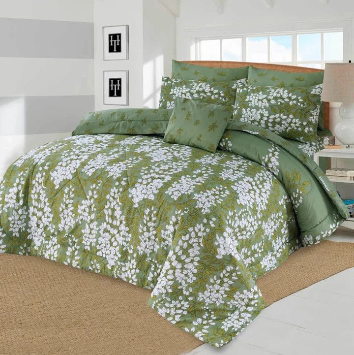 Double Bed 6 pc Winter Razai Set (Heavy Filling) RZ-96