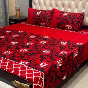 3 Pcs Cotton Bedsheet- XARA 7655-3311 (Premium)