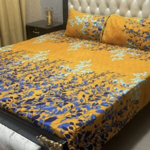 3 Pcs Cotton Bedsheet- XARA 7655-3318 (Premium)