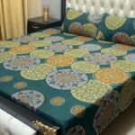 3 Pcs Cotton Bedsheet- XARA 7655-3335 (Premium)