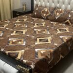 3 Pcs Cotton Bedsheet- XARA 7655-3344 (Premium)