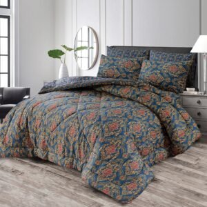 Double Bed 6 pc Winter Razai Set (Heavy Filling) RZ-15