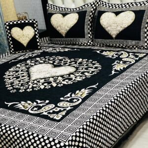 Velvet Bridal Bedsheet Set-4 Pcs 20
