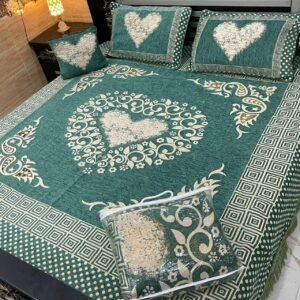 Velvet Bridal Bedsheet Set-4 Pcs 25