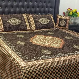 Velvet Bridal Bedsheet Set-4 Pcs 28