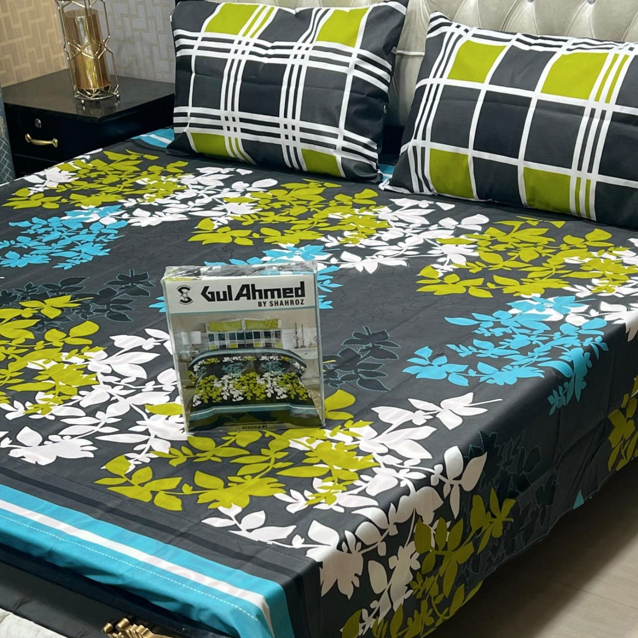 3 Pcs Bedsheet E-10