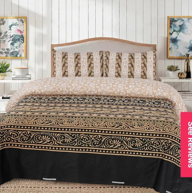 3 Pcs Bedsheet B-61